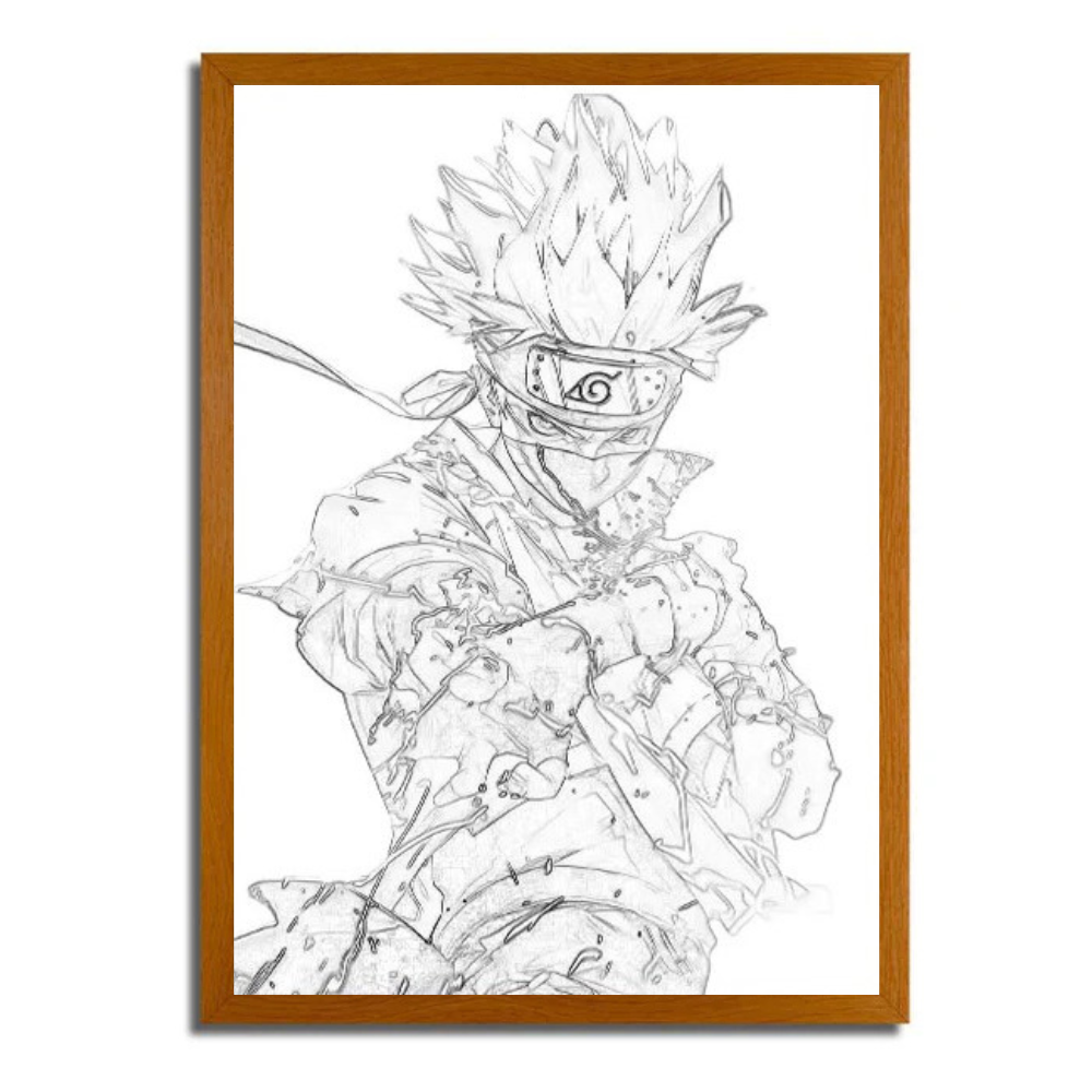 Kakashi Hatake Chidori Manga Light