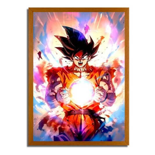 Goku Kamehameha Manga Light