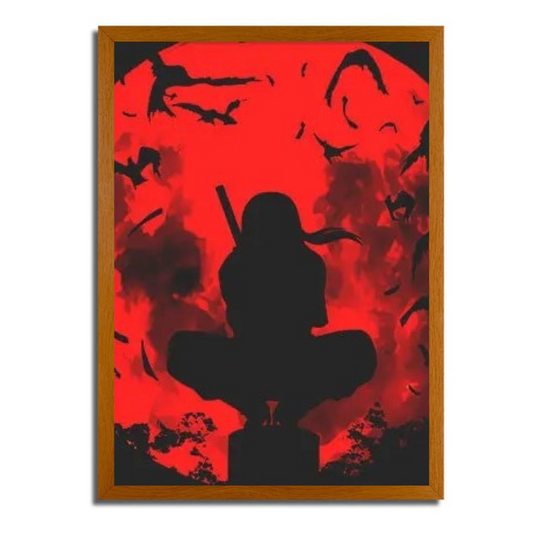 Itachi Uchiha Silhouette Manga Light